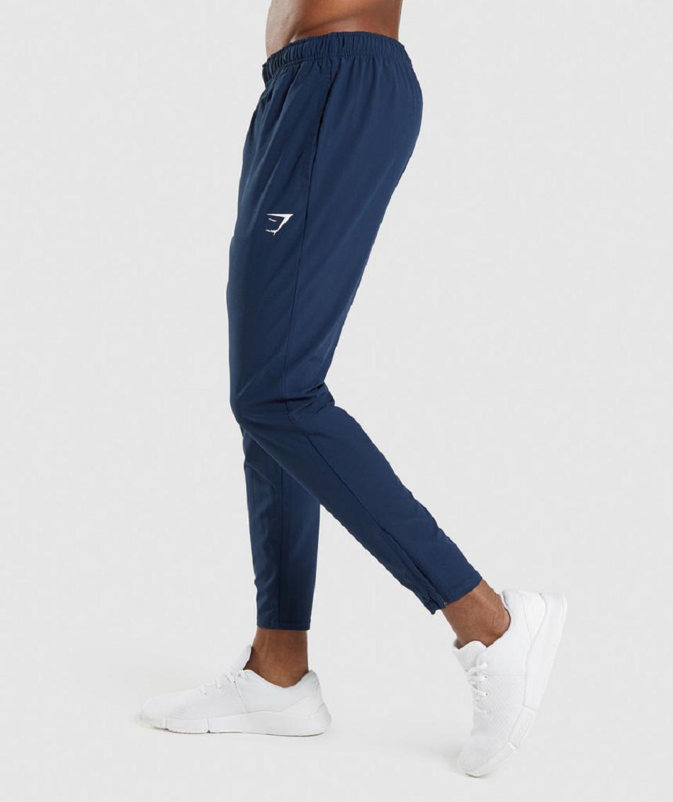 Gymshark Arrival Woven Muške Jogger Hlače Tamnoplave | HR 2981FDN